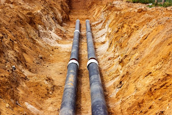 Water Line Trenching Service