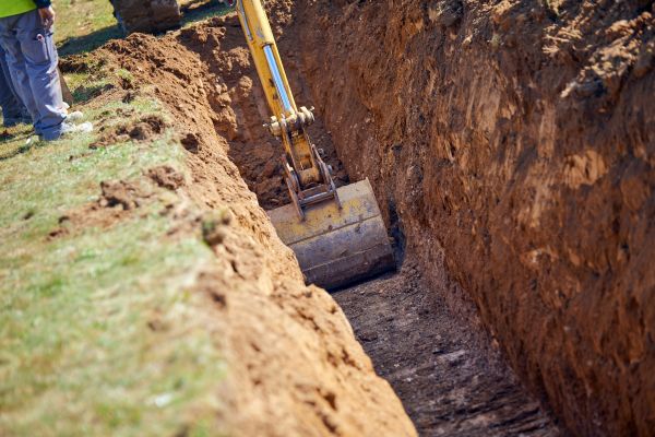 Stormwater Trench Digging
